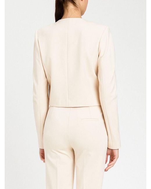 Twinset Natural Crepe Trousers