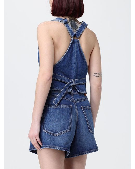 Sportmax Blue Denim Vest
