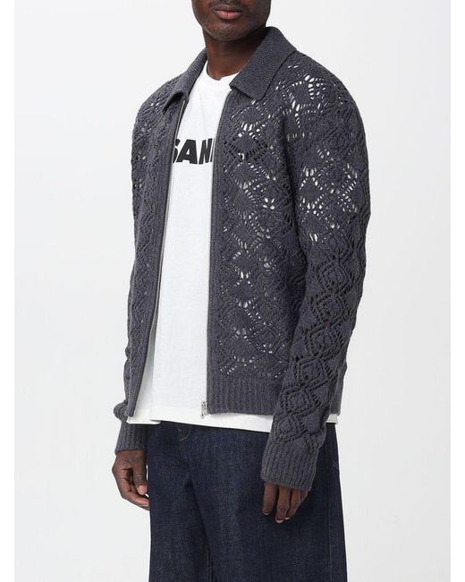 Jil Sander Blue Cardigan for men