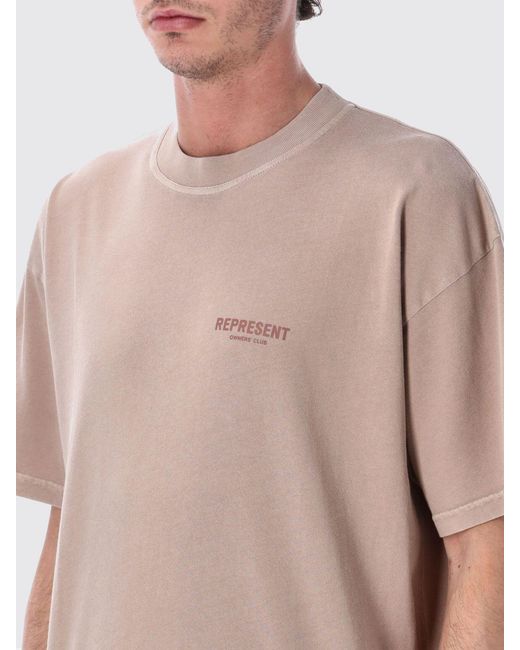 Represent Natural Cotton Logo T-Shirt for men