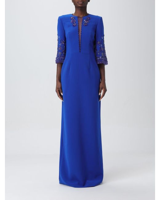 Jenny Packham Blue Dress