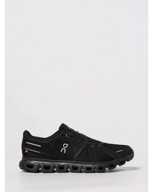 On Shoes Black Cloud 6 Mesh Sneakers On for men