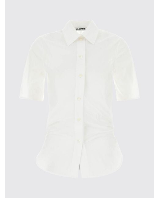 Jil Sander White Cotton Shirt