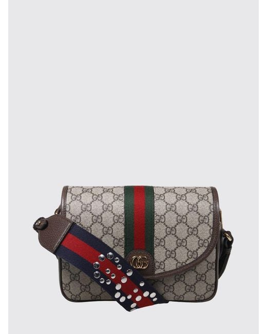 Gucci Gray Ophidia Mini Crossbody Bag