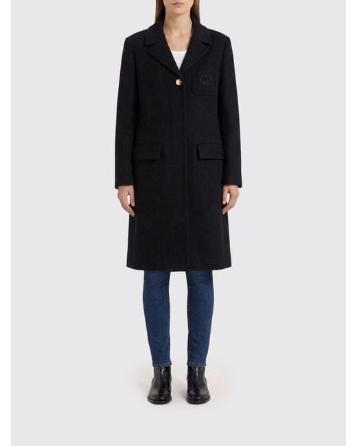 Abrigo De Lana Gucci de hombre de color Black