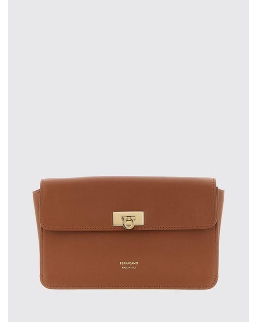 Ferragamo Brown Handbag