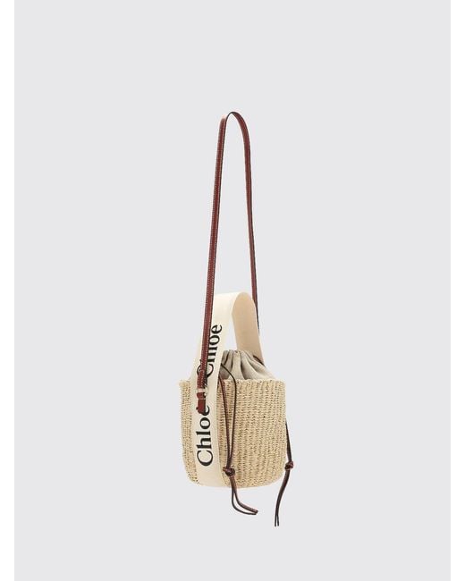 Chloé White ChloÉ Small Woody Bucket Bag