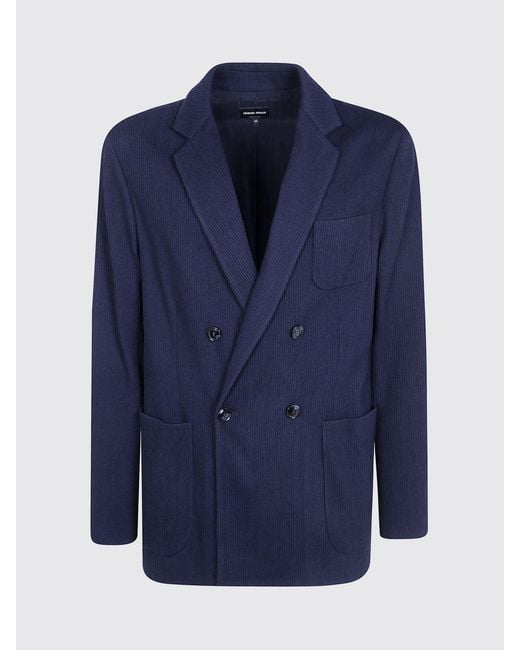 Giorgio Armani Blue Jacket for men