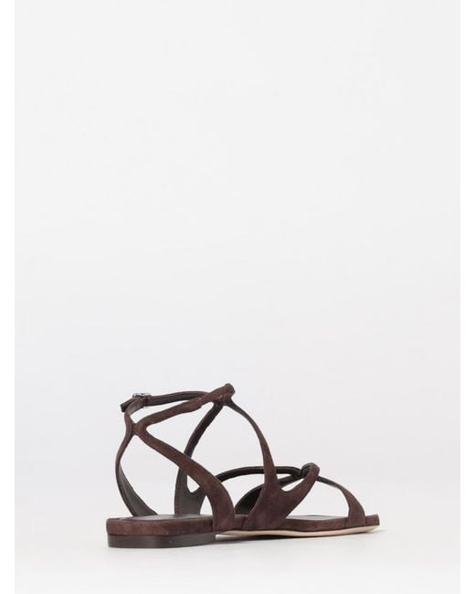 Jimmy Choo Natural Ayla Suede Sandals