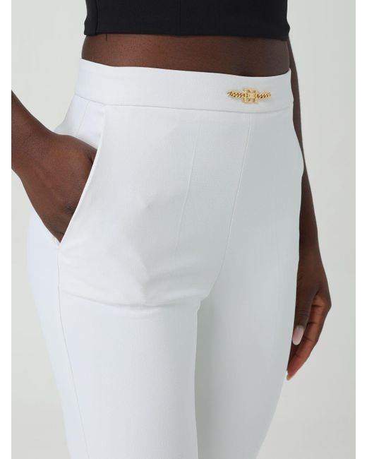 Pantalón Elisabetta Franchi de color White