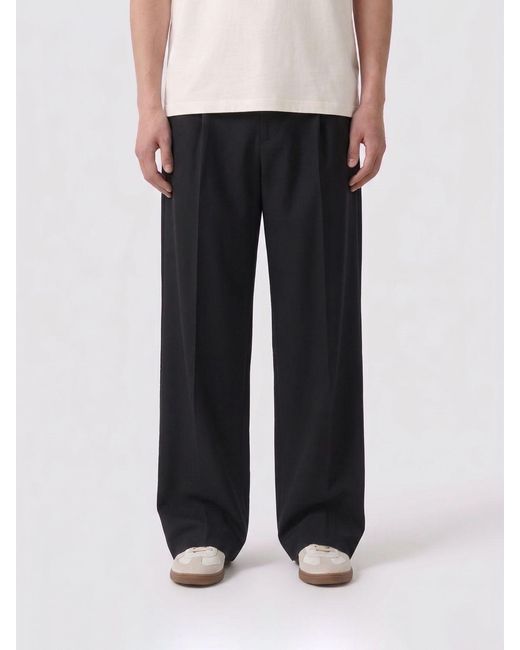 Magliano Black Wool Wide-Leg Trousers for men
