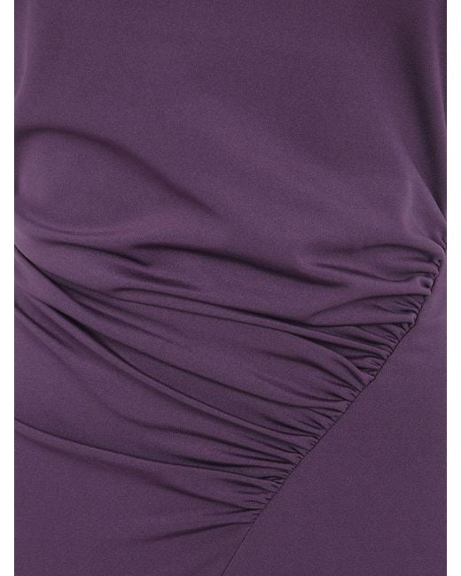 Victoria Beckham Purple Dress