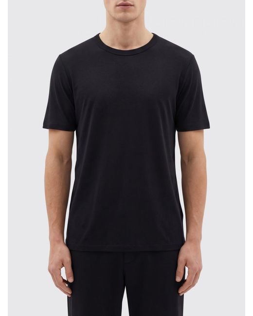 Thom Krom Black Modal T-Shirt for men