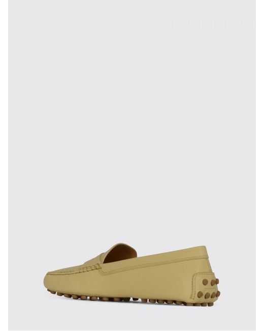 Tod's Yellow Gommino Driver Suede Loafers