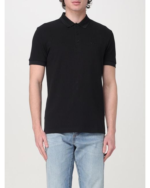 HUGO Black Polo Shirt for men