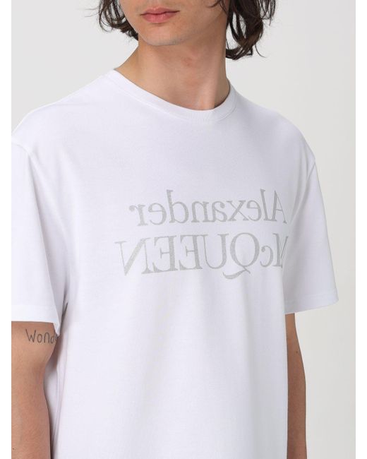 Alexander McQueen T-shirt in White für Herren