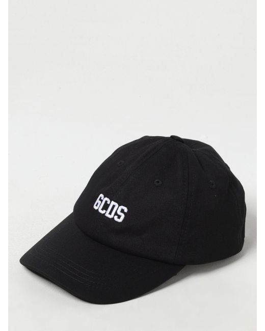 Cappello in cotone con logo di Gcds in Black da Uomo