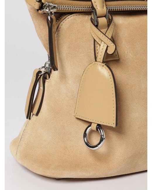 Maison Margiela Natural 5Ac Soft Suede Bag