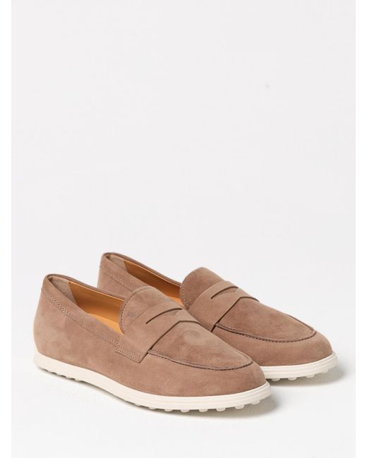 Tod's Natural Mokassins Damen