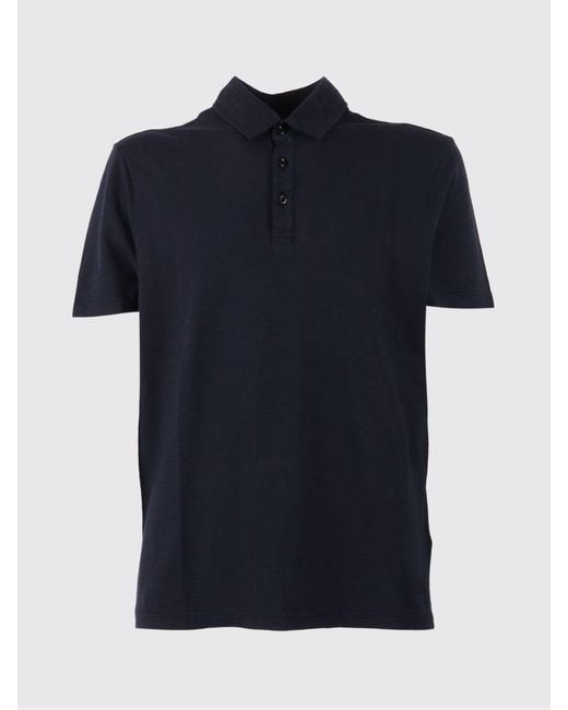 Dondup Blue Basic Cotton Polo Shirt for men