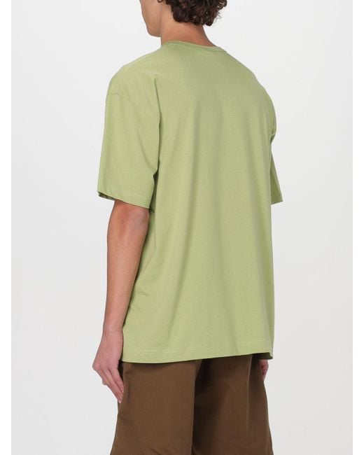 T-shirt Comme Des Garçons in cotone con logo di Comme des Garçons in Green da Uomo