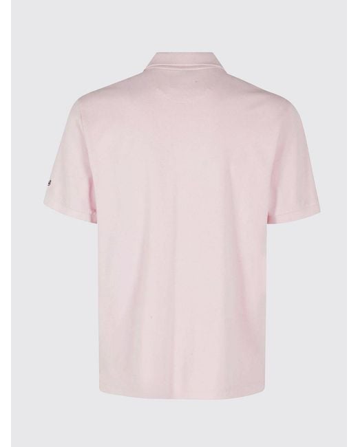 Mc2 Saint Barth Pink Cotton Polo Shirt for men