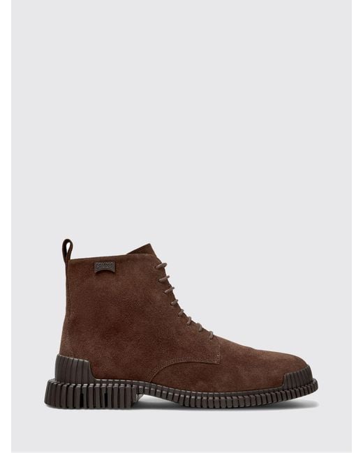 Camper Brown Pix Suede Ankle Boot for men