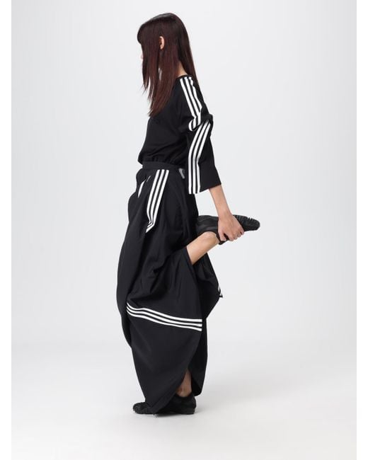 Y-3 Black Cotton Blend T-Shirt