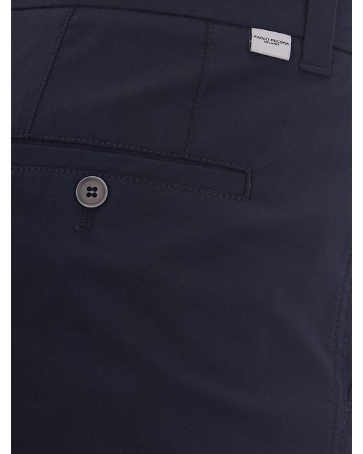 Paolo Pecora Blue Pants for men