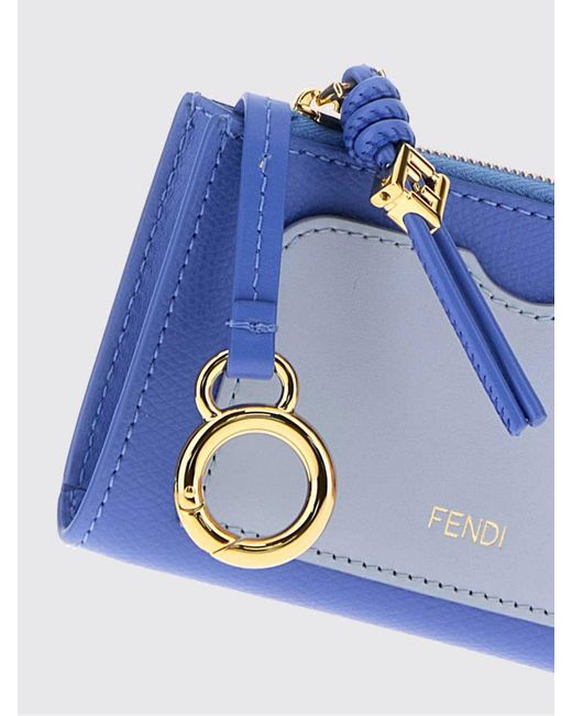 Fendi Blue Wallet