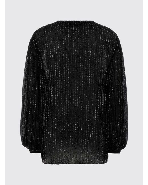 Missoni Black Sequined Lurex Jersey Blouse