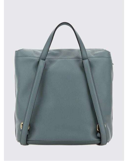 Fendi Blue Calfskin Backpack