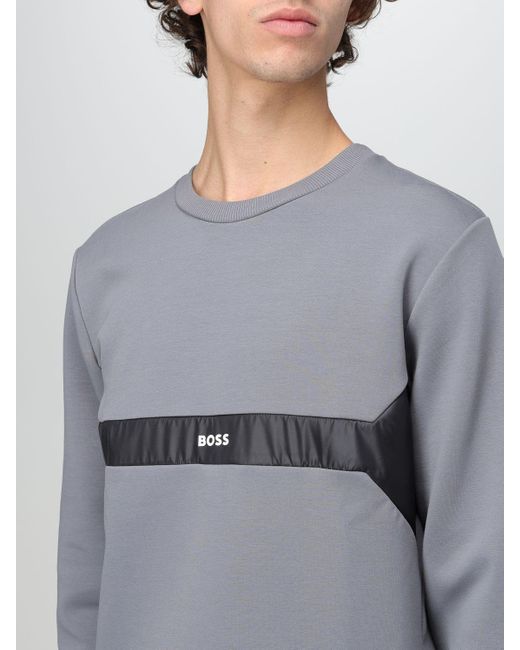 Boss hot sale grey sweatshirt