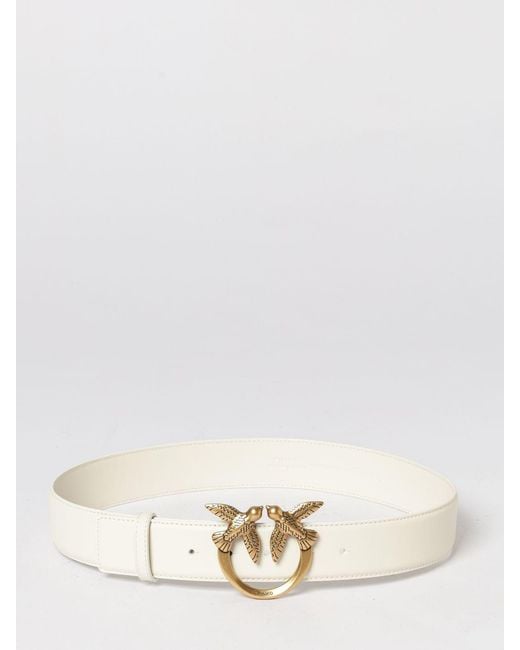 Pinko Natural Love Berry Leather Belt