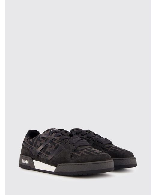 Fendi Black Match Sneakers for men