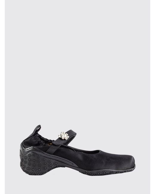 Simone Rocha White Turbo Ballet Runner Mary Jane Flats