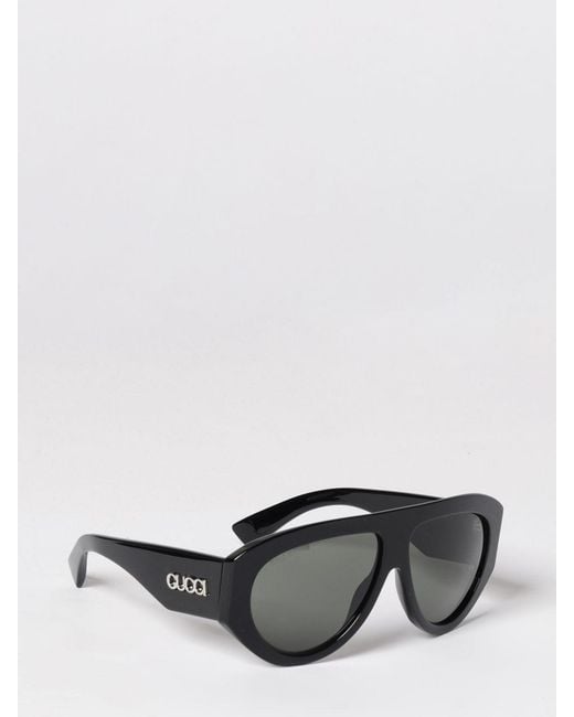 Gucci Gray Aviator Sunglasses for men