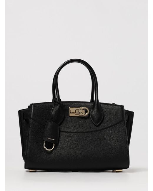 Borsa Studio North/West di Ferragamo in Black