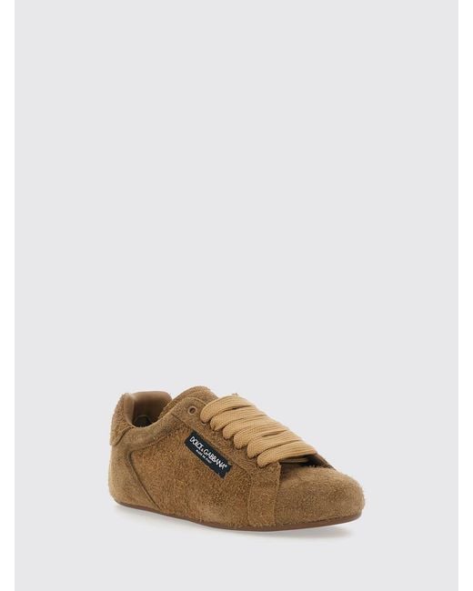 Dolce & Gabbana Brown Dolce &Amp Gabbana Portofino Soft Sneakers for men