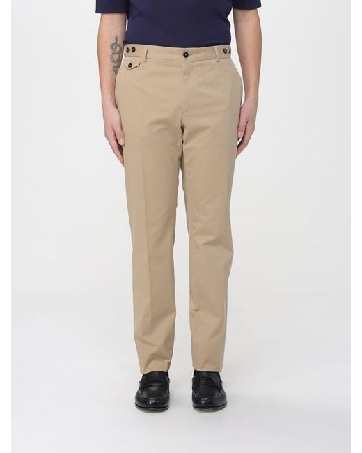 Dolce & Gabbana Natural Dolce &Amp Gabbana Gabardine Chino Trousers for men