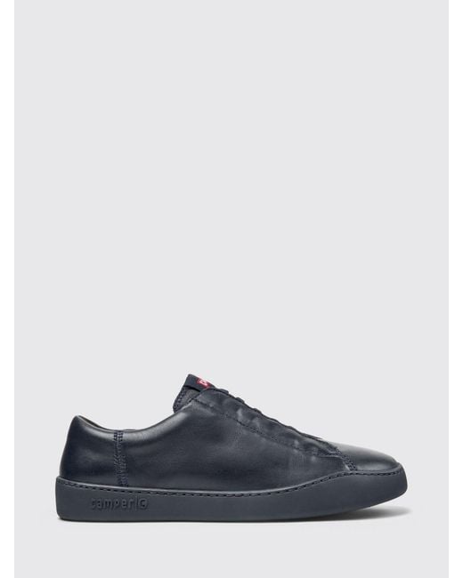 Camper Blue Leather Peu Touring Sneakers for men