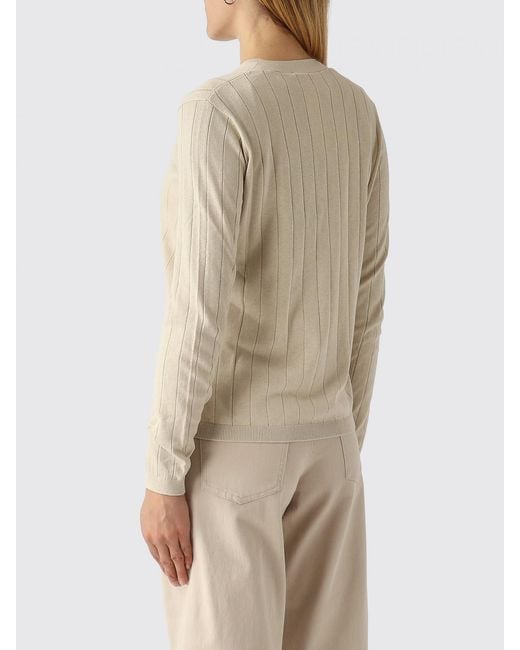 Max Mara Natural Cotton And Silk Cardigan