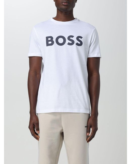 T-shirt Boss pour homme en coloris White