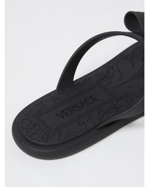 Manoletinas Mujer Versace de color Black