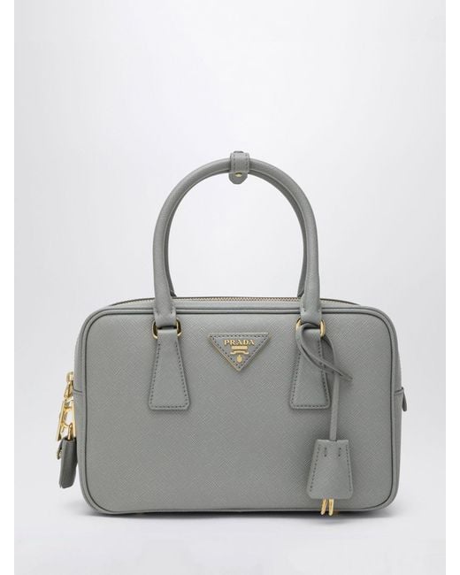 Prada Gray Ledertasche