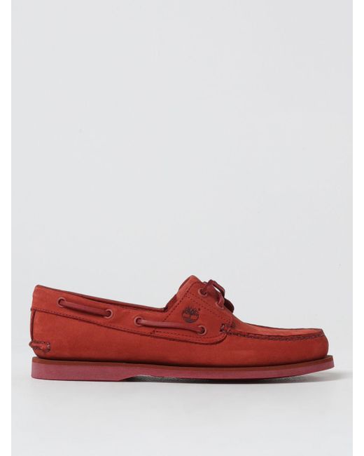Timberland Red Loafers for men