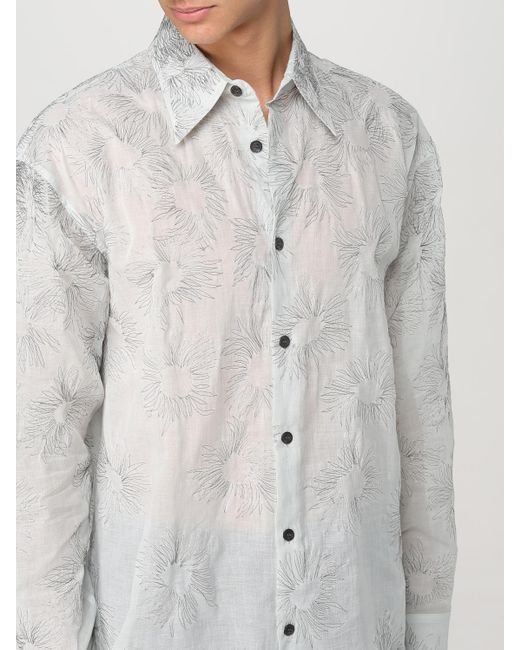 Camisa Hombre Dries Van Noten de hombre de color Gray