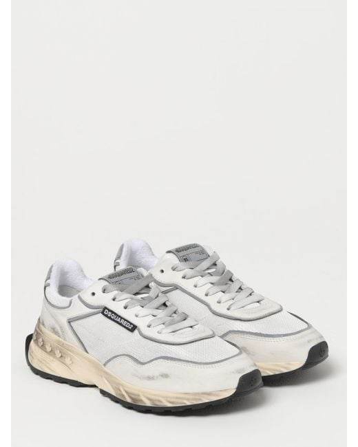 DSquared² White Shoes