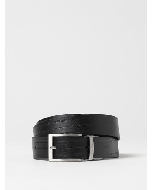 Emporio Armani Black Belt for men