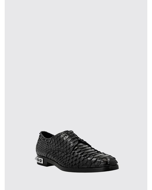 Philipp Plein White Python Leather Derby Shoes for men